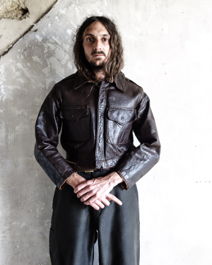 1980s French vintage KUDSAK biker racing Jacket