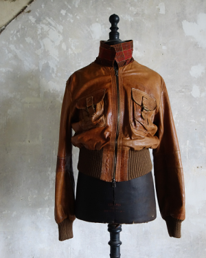 1980s French vintage KUDSAK biker racing Jacket