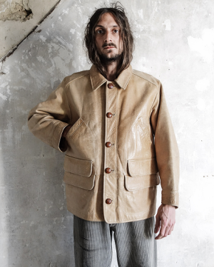 1980s French vintage KUDSAK biker racing Jacket