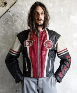 1980s French vintage KUDSAK bikerracing Jacket