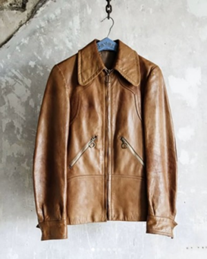 1980s French vintage KUDSAK biker racing Jacket